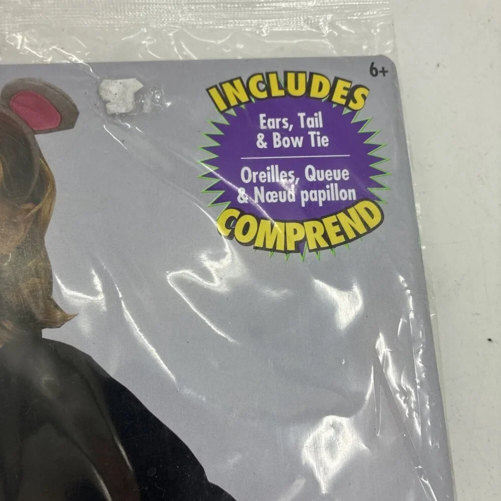 Rubies Kids One Size Mouse Accessories Ears Tail Bow Tie Costume Set - Picture 3 of 7